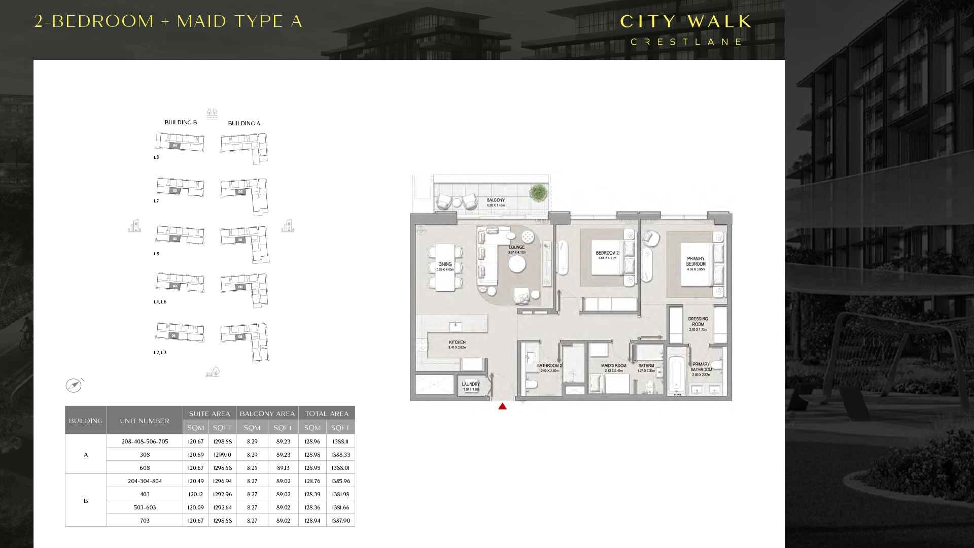 2 BR - Type B
